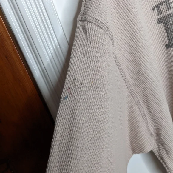 DAYDREAMER Rolling Stones Stacked Thermal Henley NEW Size M Flaw - Picture 3 of 7